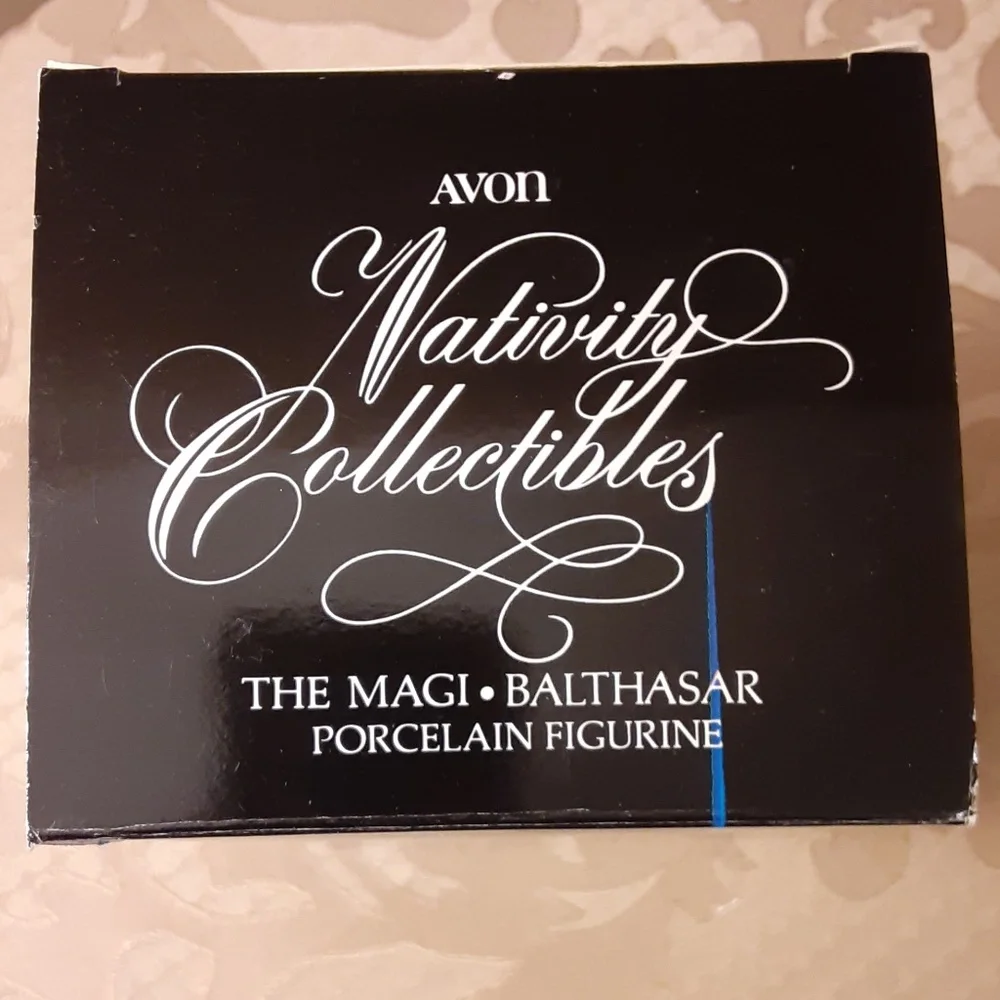 Avon Nativity Collectibles The Magi-Balthasar Porcelain Figurine